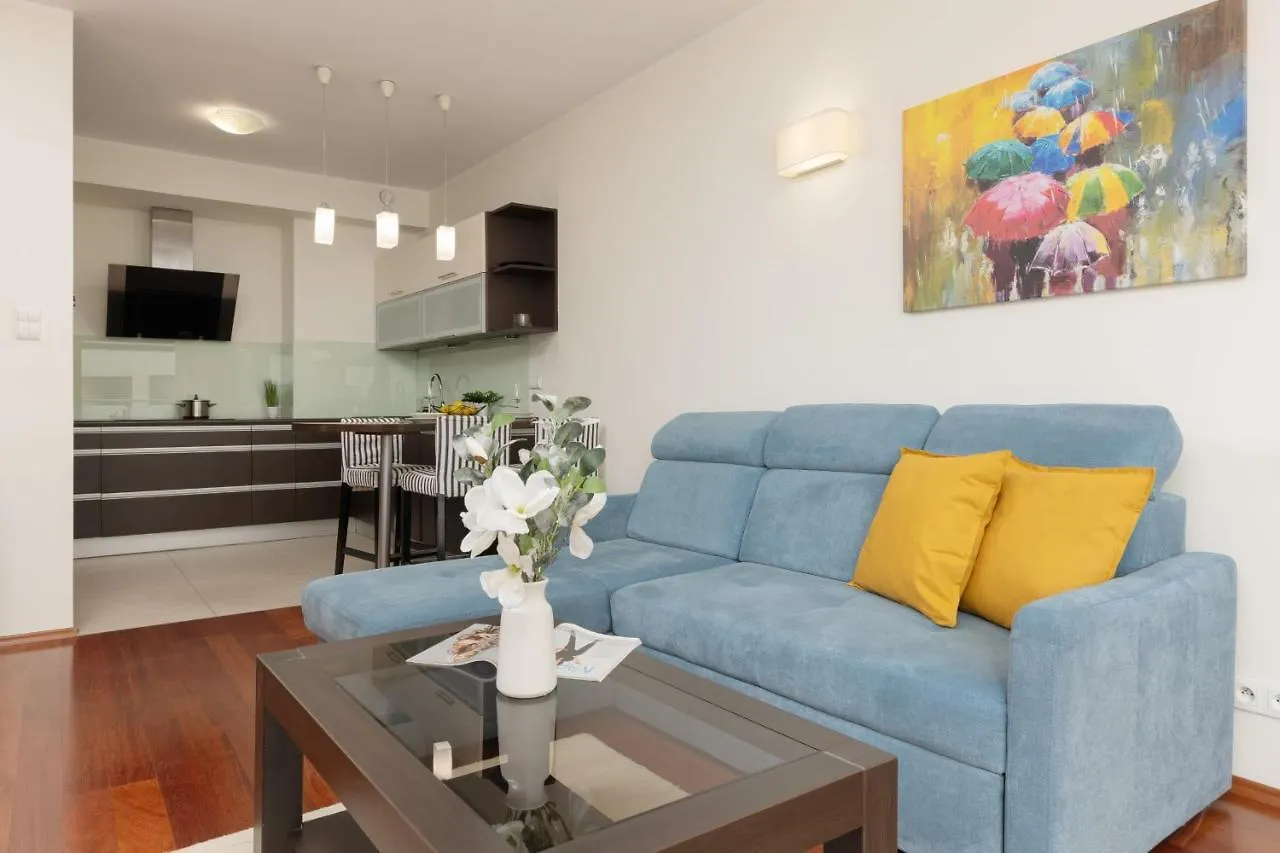 Apartment With Study Powstancow Slaskich By Noclegi Renters Warsaw