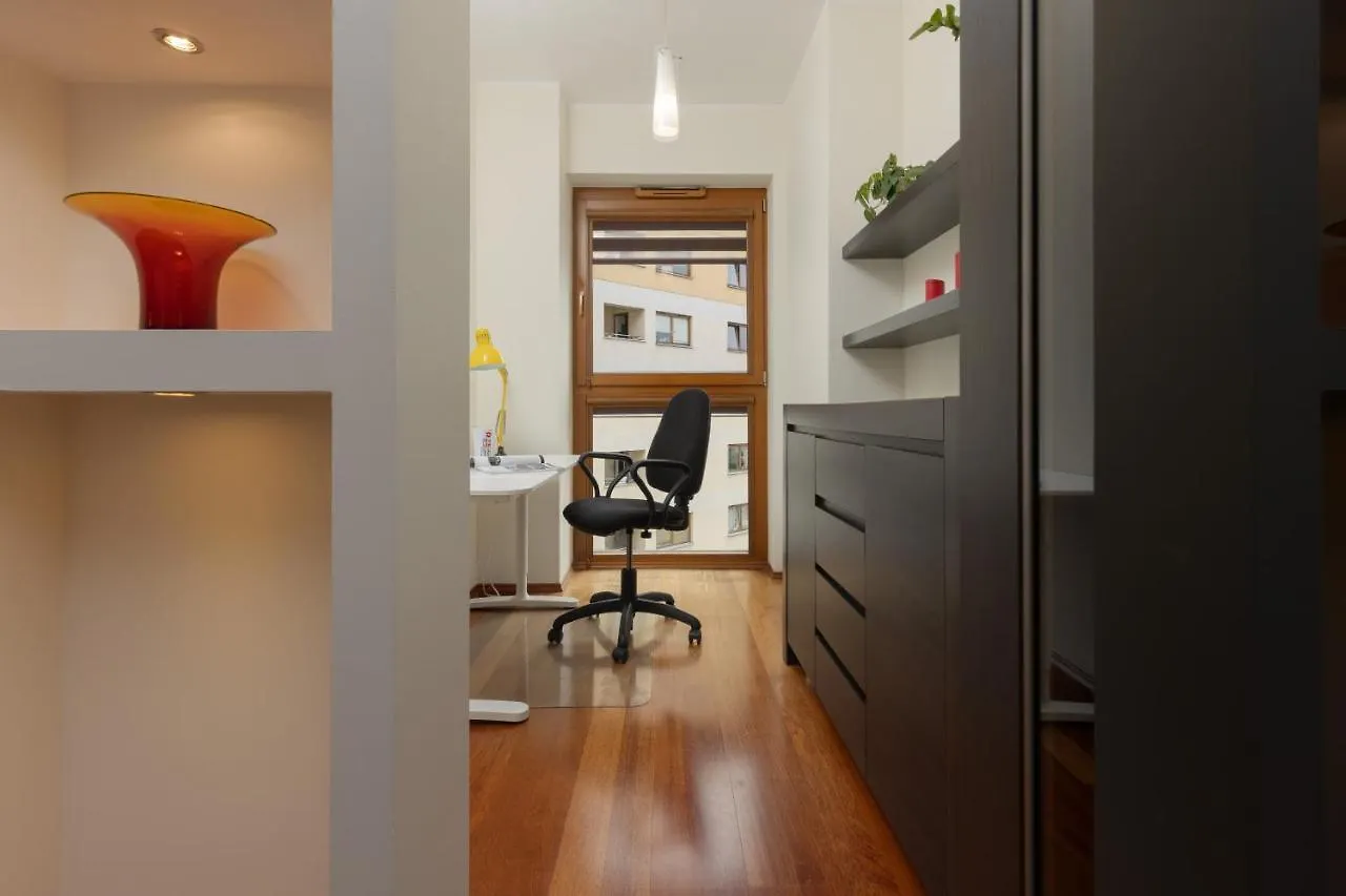Apartment With Study Powstancow Slaskich By Noclegi Renters Warsaw